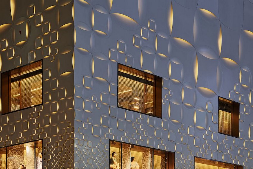 گالری عکس 6 فروشگاه  Louis Vuitton با ظاهری فلزی در توکیو  عکس طراحی فروشگاه عکس طراحی نما عکس معماری توکیو عکس معماری داخلی عکس معماری ژاپن عکس معماری فروشگاه